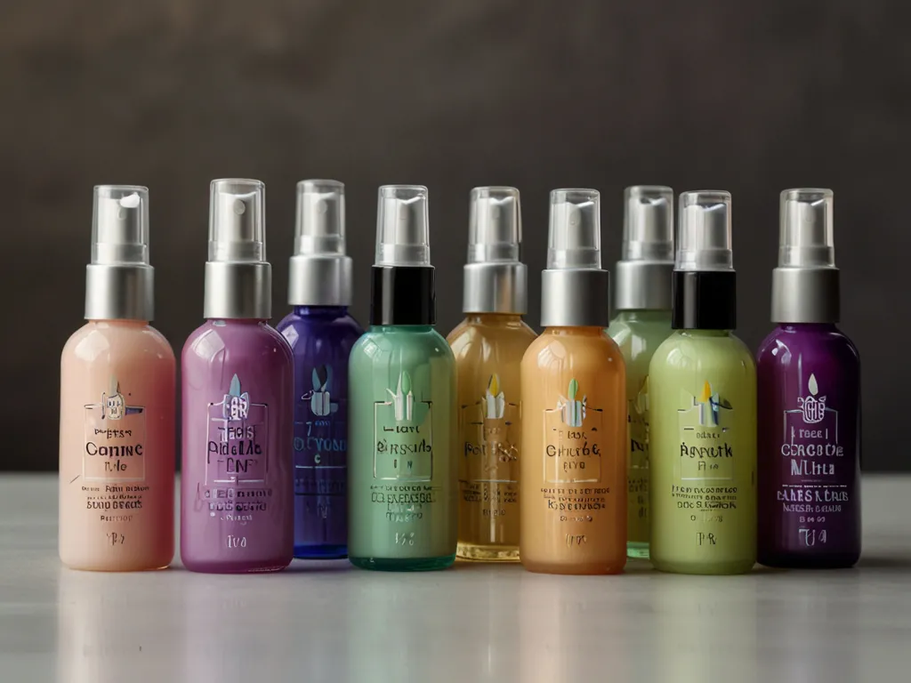 Kollektion af duftsprays