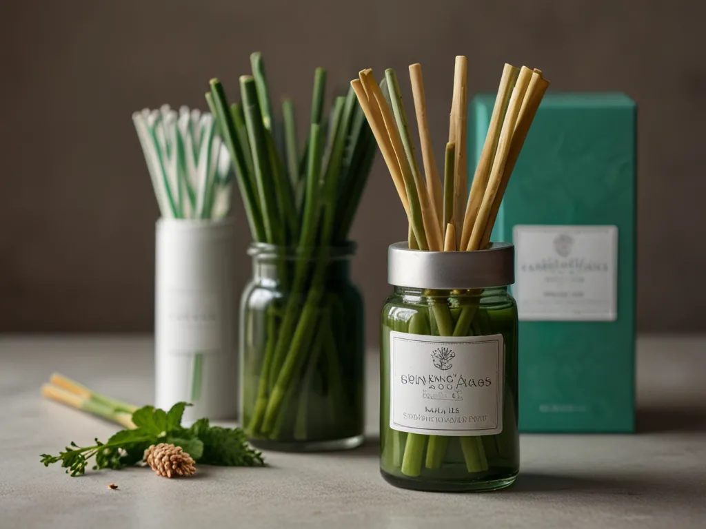 Citrongræs & Mint Duftpinde